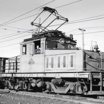 Photograph, INCO 117 at Levack, September 17, 1972, photo by John D Knowles.
