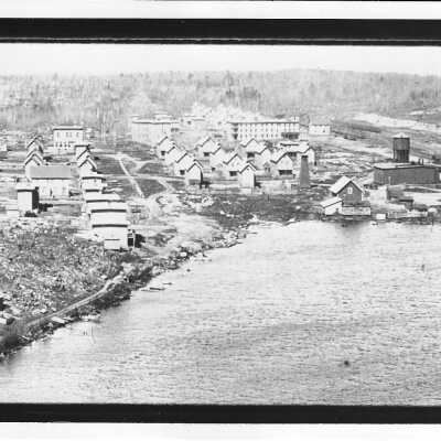 Photograph of the town of Depot Harbour