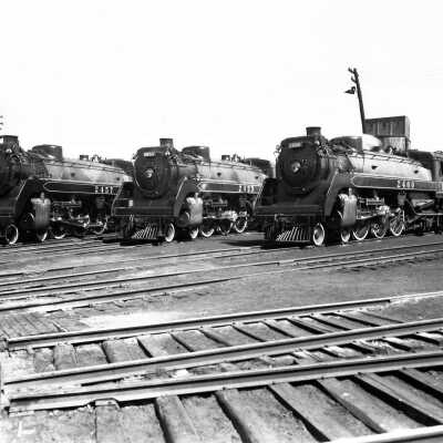 Photograph: "CPR Engines no. 2457, 2453, 2460"