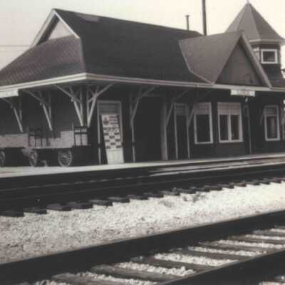 Photograph, CNR Station, Glencoe, Ontario.