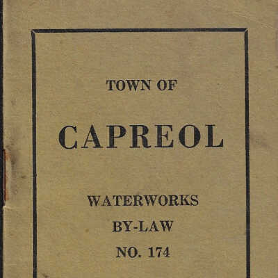 Town of Capreol Waterworks By-Law No. 174