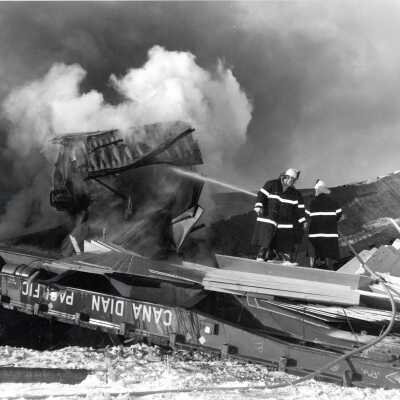 Photograph, Ontario Provincial Police, CPR Wreck Photographs.