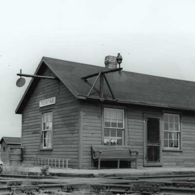 Photograph, CNR Station at Forfar, Ontario.