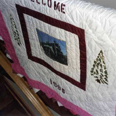 Photograph, NORMHC, Welcome Blanket.