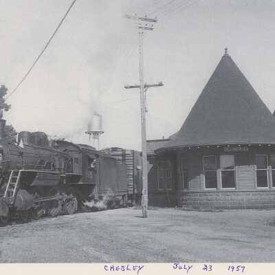 Photograph, CNR Station, Chesley, Ontario, Canada.