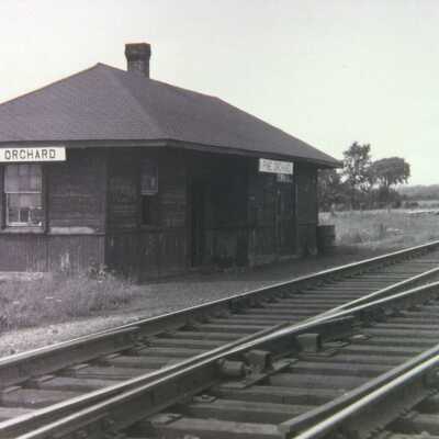 Photograph, CNR Pine Orchard Station, Pine Orchard, Ontario.