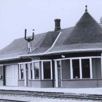 Photograph, CNR Station at Uxbridge, Ontario.