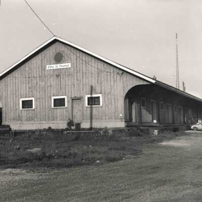 Photograph, CNR Station, St. Thomas, Ontario.
