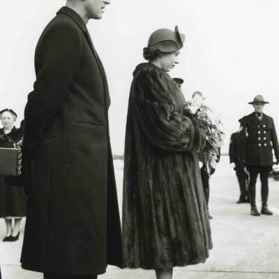 Photograph, Queen Elizabeth II, Prince Philip, Royal Visit.