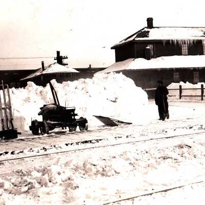 Photograph, "Winter Scene", Longlac, Ontario