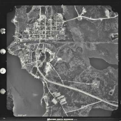 Photograph, Aerial Shots, Canadian National Railway, Unknown Location.