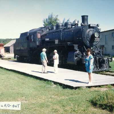 Photograph, CNR Locomotive 894, Petersburg, Ontario.