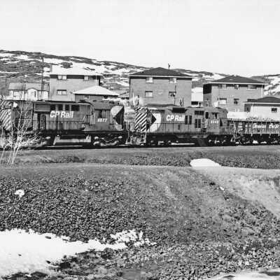 Photograph - CP Rail ore train westbound on the Nickel Subdivision