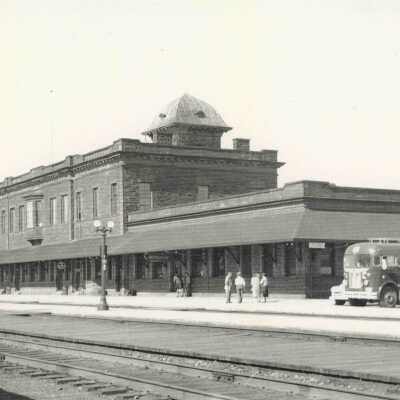 Photograph, CNR Station at Truro, Nova Scotia.