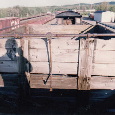 Photograph - Canadian National Steam Locomotive 152 being transported (Series of 49 Pictures)