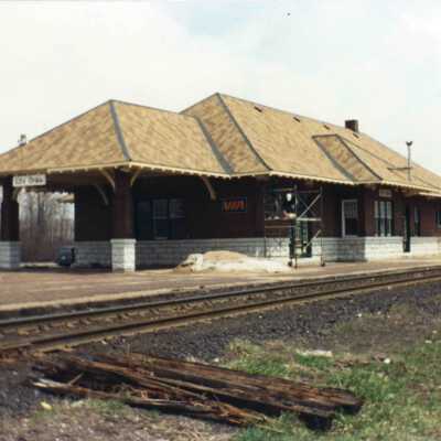 Photograph, CNR Orillia Station, Orillia, Ontario.