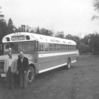 Photograph, Northway Bus Lines, Capreol, Ontario.