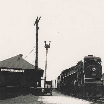 Photograph, CNR Station, Jeannettes Creek, Ontario.