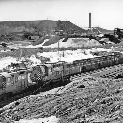Photograph - Slag and train