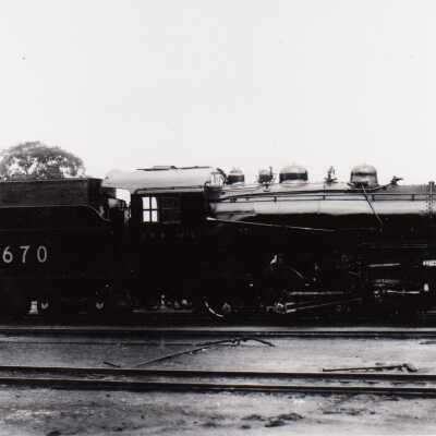 Photograph, CPR Locomotive 3670.