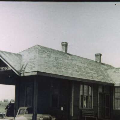 Photograph, CNR Vandorf Station, Vandorf, Ontario.