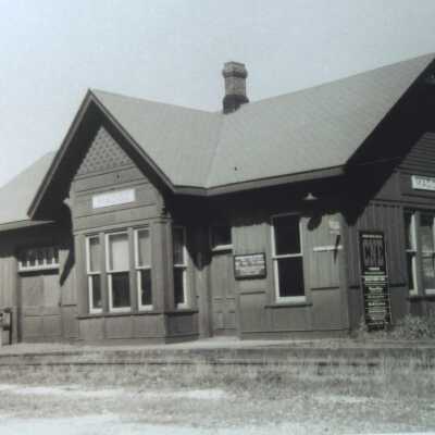 Photograph, CNR Station at Madoc, Ontario.