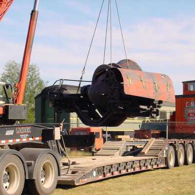 Photograph, NORMHC, Slag Pot Moving.