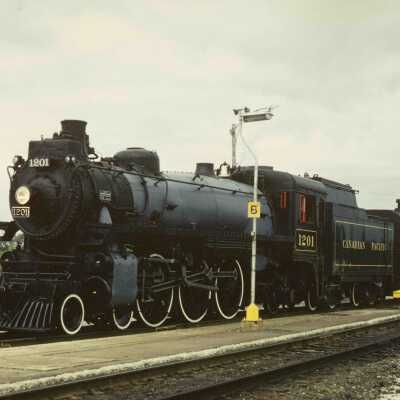 Photograph, Canadian Pacific Engine 1021.