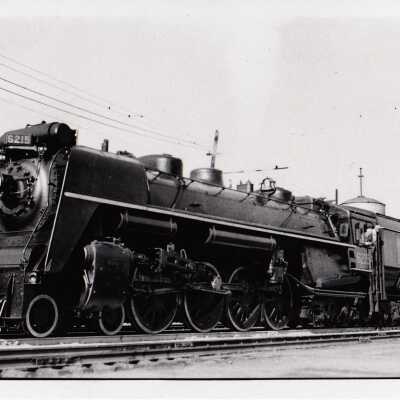 Photograph, CNR Steam Engine 6215