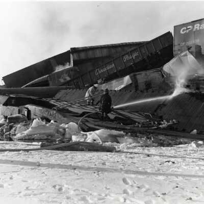 Photograph, Ontario Provincial Police, CPR Wreck Photographs.
