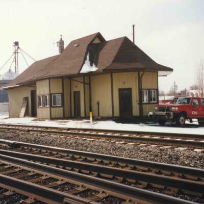 Photograph, CNR Station, Thamesville, Ontario.