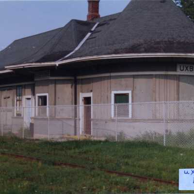 Photograph, CNR Station at Uxbridge, Ontario.