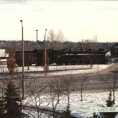 Photograph, CNR Locomotive 6167.