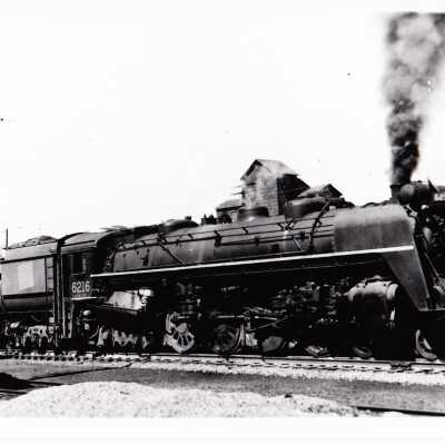 Photograph, CNR Steam Engine 6216