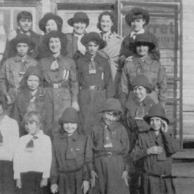 Photograph- "Milnet, Ont. Brownie Troup [sic]"