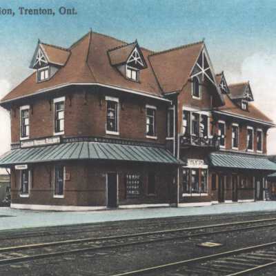 Photograph, CNR Station at Trenton, Ontario.