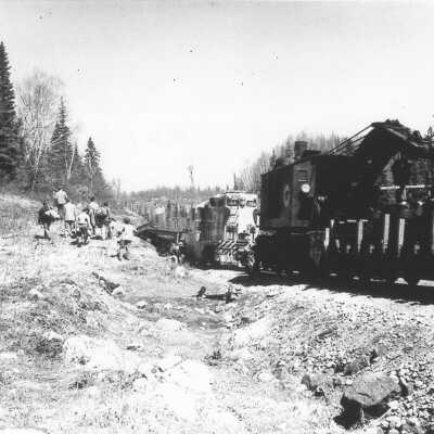 Photograph, Algoma Central Train Wreck.