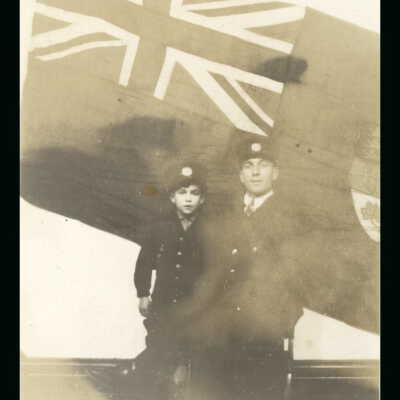 Photograph, Capreol Fire Captain, Armand Ranger, O. Rene Ranger, 1929.