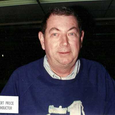 Photograph of Bert Price, a Canadian National Conductor