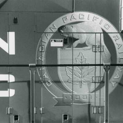 Photograph, Canadian Pacific Logo Plate.
