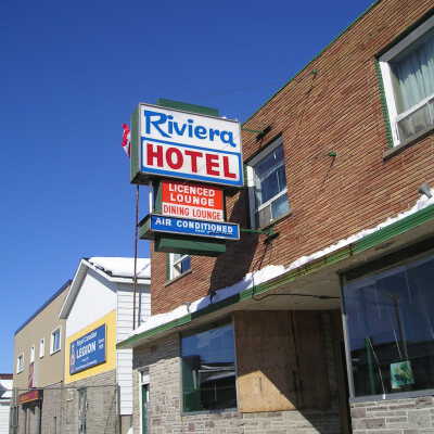 Photograph, Riviera Hotel, Before Demolition, Capreol, Ontario.