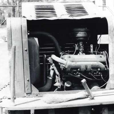 Photograph - Gas locomotive