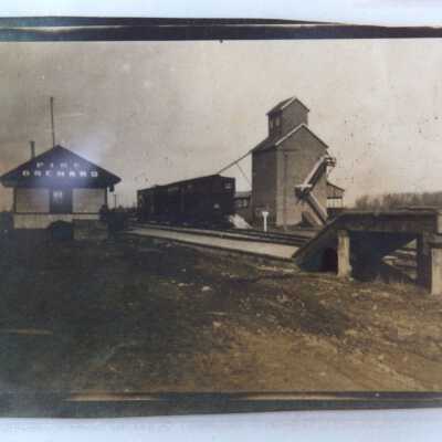 Photograph, CNR Pine Orchard Station, Pine Orchard, Ontario.