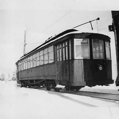 Photograph of a Sudbury Copper Cliff Suburban Electric Railway Streetcar