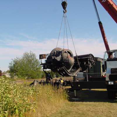 Photograph, NORMHC, Slag Pot Moving.