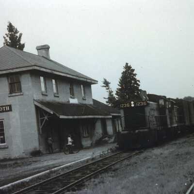 Photograph, CNR Station at Maynooth, Ontario.