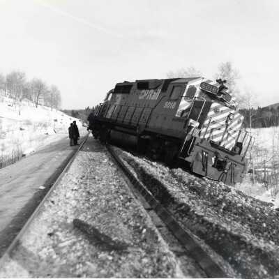 Photograph, Ontario Provincial Police, CPR Wreck Photographs.