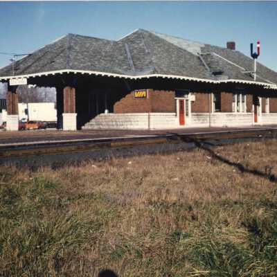 Photograph, CNR Orillia Station, Orillia, Ontario.