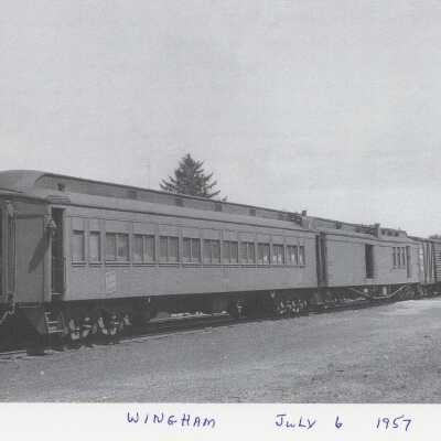 Photograph, CNR Station, Wingham, Ontario, Canada.