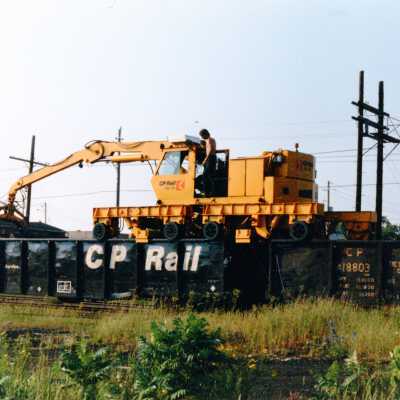 Photograph, Canadian Pacific Railway, Equipment, Crane.